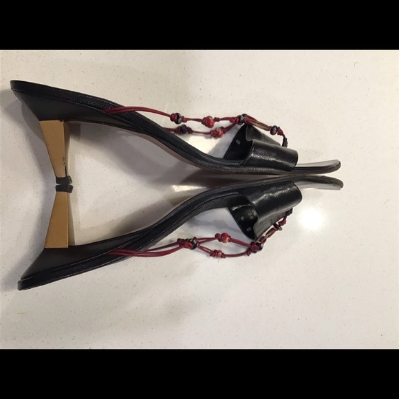 RARE VINTAGE Leather espace shoes Size 8 - Picture 3 of 7